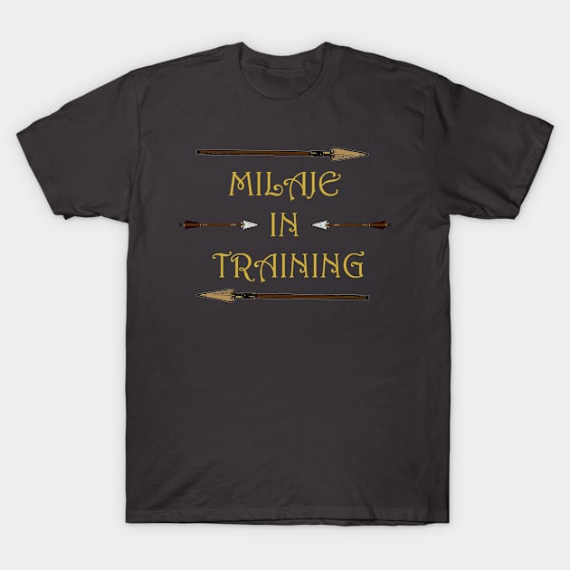 Milaje In Training T-Shirt by cellatrix